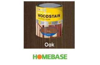 Quick Drying Woodstain   Oak   750ml from Homebase.co.uk 