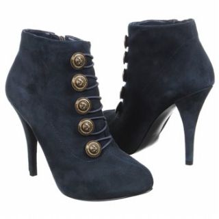 Womens GUESS Owens Dark Blue Suede Shoes 