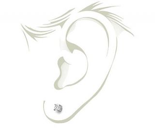 Diamond Stud Earrings in 18k White Gold (1/4 ct. tw.)  Blue Nile
