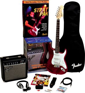 Squier Strat Pak Electric Guitar Package