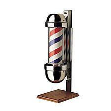 product thumbnail of William Marvy Company Barber Pole With Stand