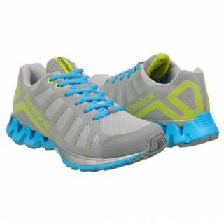 Athletics Reebok Womens Zig Kick Grey/Green/Blue FamousFootwear 