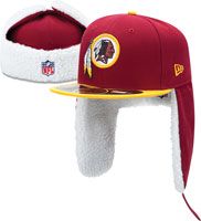 Washington Redskins Burgundy Dog Ears 59FIFTY 2012 Winter Sideline Hat