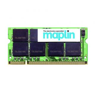 Maplin 1GB DDR 3200 SODIMM Laptop Memory Module  Maplin Electronics 