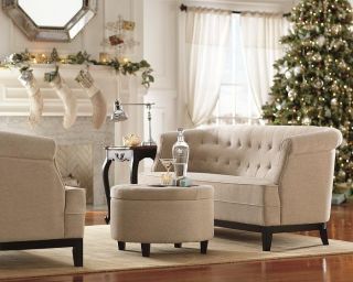 Emma Studio Tufted Sofa   Sofas   Living Room Furniture   Furniture 