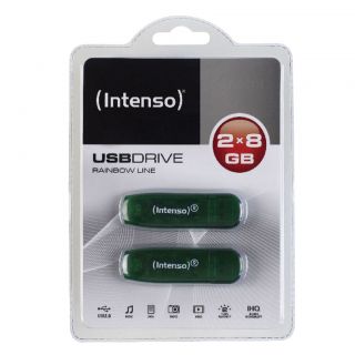 Intenso 2 Pack of 8GB USB Flash Drives  Standard & Micro  Maplin 