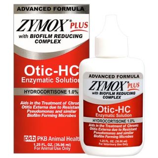 Zymox Plus Treats Chronic Otitis Externa in Dogs & Cats 