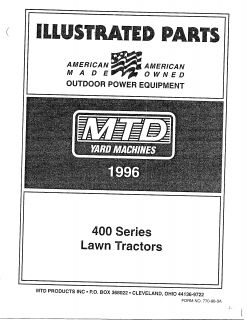 Model # 136E450F000 Mtd Lawn tractor   Electrical (18 parts)