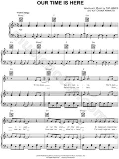 Image of Demi Lovato   Our Time Is Here Sheet Music    