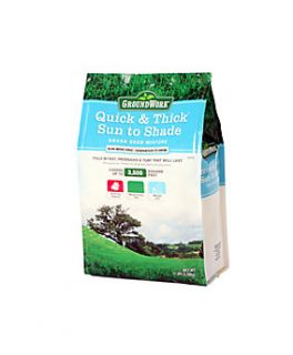 GroundWork® Quick & Thick™ Sun to Shade Grass Seed Mixture 