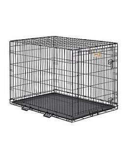 Black Single Door Pet Crate, 71 90 lb. Weight Range   2401480 