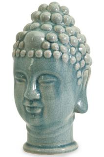 Taibei Ceramic Buddha Head   Table Accents   Home Accents   Home 