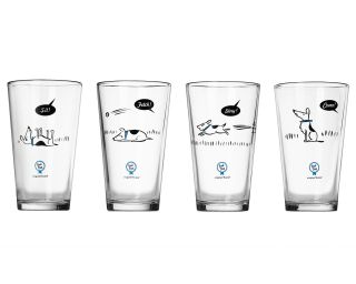 BAD DOG TUMBLERS  Funny Bad Dog Drinking Glasses for Pet Lovers 