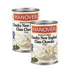 Hanover Ready to Serve Chunky New England Clam Chowder Soup, 15 oz 