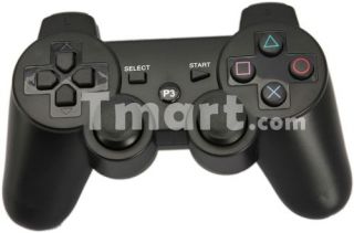 Wireless Game Controller for Sony PS3 Black   Tmart