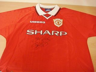 RYAN GIGGS HAND SIGNED AUTOGRAPH MANCHESTER UNITED 1999 EURO FINAL 