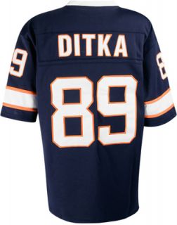 Mike Ditka Navy and Orange Gridiron Greats Jersey 