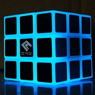 Blue Glow in Dark C4Y C4U CUBE4YOU 3x3 3x3x3 Luminous Puzzle Magic 