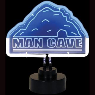 Man Cave Table Top Neon Signs at Brookstone—Buy Now!