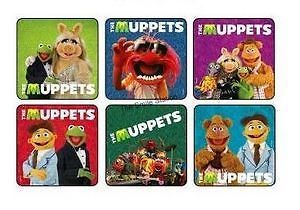   MUPPETS MOVIE Stickers Kids Party Goody Loot Treat Bag Favors Supply