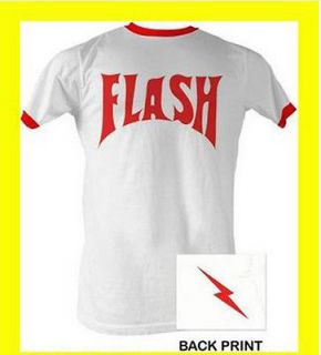 FLASH GORDON ted movie tee COSTUME OFFICIAL MENS T shirt WHITE/RED 