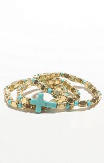 With Love From CA Stretch Cross Bracelet at PacSun