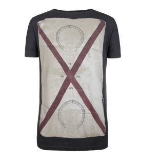 Ensign Cut Collar Crew T Shirt, Men, T shirts, AllSaints Spitalfields