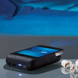 Pocket Projector for iPhone 4 Devices at Brookstone—Buy Now