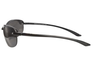Maui Jim Hanalei Gloss Black Neutral Grey 413 02  Maui Jim Sunglasses 
