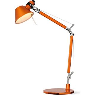 Artemide Tolomeo desk lamp orange   ARTEMIDE   Desk lamps   Lighting 
