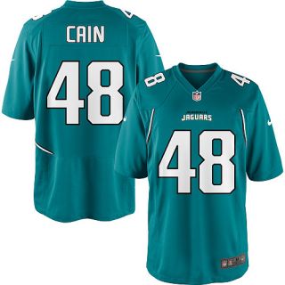 Youth Nike Jacksonville Jaguars Jeremy Cain Game Team Color Jersey (S 