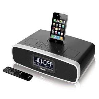 iHome Dual Alarm Clock Radios for iPod/iPhone at Brookstone—Buy Now!