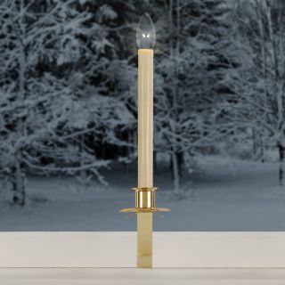 Cordless LED Window Bracket Candle at Brookstone—Buy Now