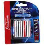 Sunbeam Super Heavy Duty AAA Batteries, 8 ct. Packs