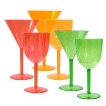 Home Kitchen & Tableware Cups & Glasses Plastic Wine & Martini Glasses 