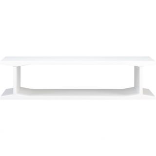 beam white coffee table in accent tables  CB2