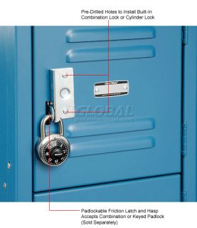 Rugged all steel construction is ideal for school lockers or work 