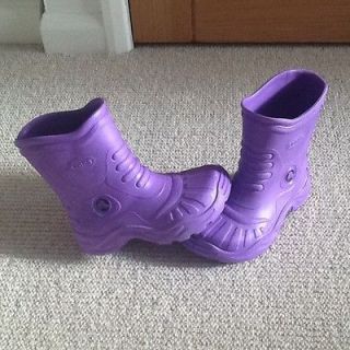 Original Crocs Georgie Wellington Boots UK Size 1 Lilac Brand New