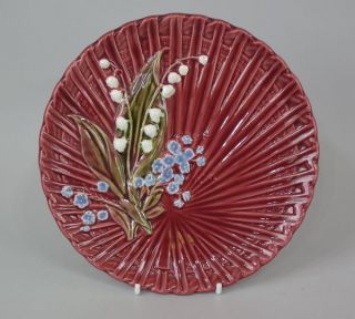 Schramberg Majolica lily of the valley plate