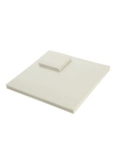 Matalan   Set of 4 Faux Leather Place Mats & Coasters in Cream