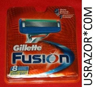 Antique Gillette FUSION Razor Blades Cartridges Refill Shaver 