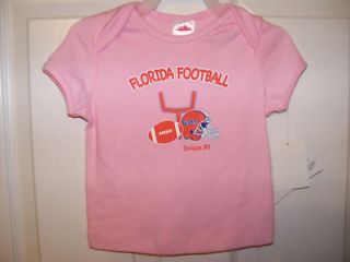 Florida Gators Football Pink Shirt Girls Size 18 Months NWT #25