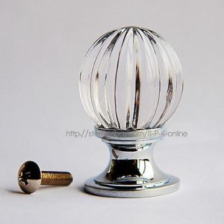 clear glass drawer knobs in Cabinets & Cabinet Hardware