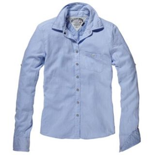 Hilfiger Denim Blue/White Stripe Crinkle Shirt