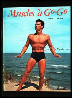Muscles a Go Go magazine Glenn Bishop February 1966 vol 1 no 1