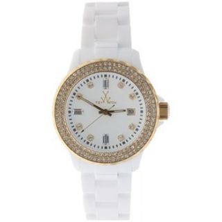 Toy Watch Ladies White/Gold Bracelet Watch