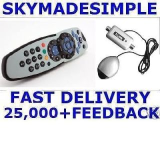 SKY PLUS REMOTE CONTROL+ SILVER TV LINK MAGIC EYE MOUSE