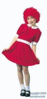 Childs Little Orphan Annie Dress Costume Large
