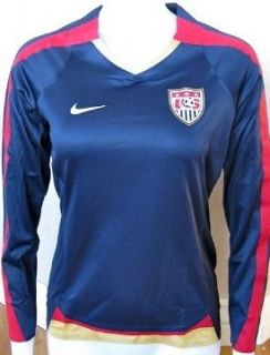 NIKE USA WOMENS Soccer TRAINING JERSEY LARGE LG L TEAM NEW NWT NAVY 