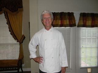 Mens White Chef Coat made by PST October Blow Out Sale 5.00 each